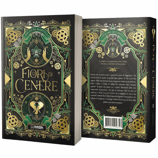 Mockup Fiori di cenere - Libro steampunk italiano